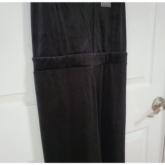 Romeo+Juliet Black Velvet Jumpsuit L - Picture 6 of 10